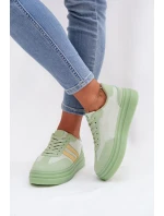 Dámské tenisky na platformě Zelená Galleria