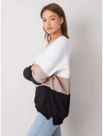 Mikina RV BL 5972.07 čierna a béžová