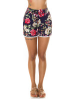 Trendy Summer Shorts with floral print