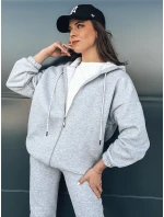 Dámska tepláková súprava AMILIA PREMIUM šedá FashionStreet AY0778