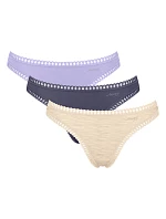 Dámske tangá GO Crush String C3P – Lilac – lila M026 – SLOGGI Dámske tangá GO Crush String C3P – Lilac – lila M026 – SLOGGI