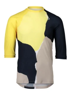 POC 52833-8383 MTB PURE 3/4 JERSEY SPLASHES MULTI SULFUR YELLOW