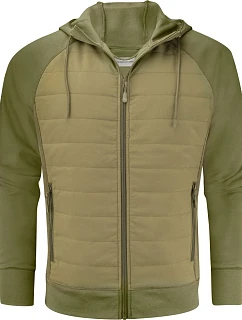 James Harvest Keyport Jacket Men Pánska hybridná bunda „Two-Tone“ 62.2032 machovo zelená