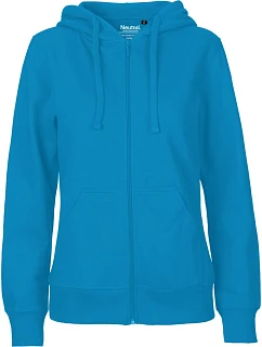 Neutral O 83301 Dámska mikina s kapucňou z biobavlny 77.8331 sapphire
