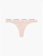 Tangá D1617E - WAN - béžová s prúžkom - Calvin Klein