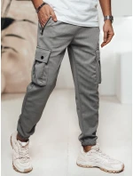 FashionStreet šedé pánske nohavice UX4463 FashionStreet šedé pánske nohavice UX4463