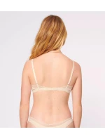 Dámske nohavičky GO Ribbed R Bralette - WHITE - ecru 6308 - SLOGGI