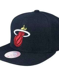 Mitchell & Ness NBA Miami Heat Top Spot Snapback Hwc Heat Cap HHSS2976-MHEYYPPPBLCK