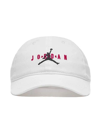 Detská čiapka Air Jordan Jan Curve Brim White Cap - 9A0569-001