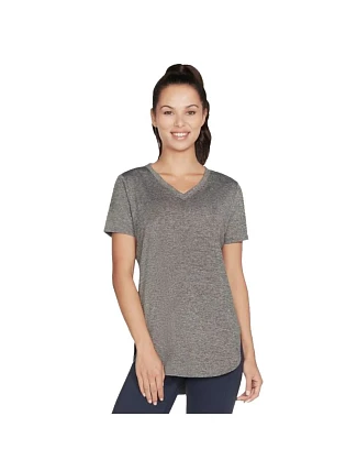 Skechers Diamond Blissful Tunic Tee W1TS336-BLK Čierna XS
