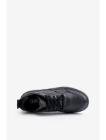 Sneakersy Męskie Z Eko Skóry Big Star OO174004 Czarne