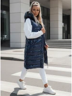 Dámska prešívaná vesta GANTINI modrá FashionStreet TY3743 Dámska prešívaná vesta GANTINI modrá FashionStreet TY3743