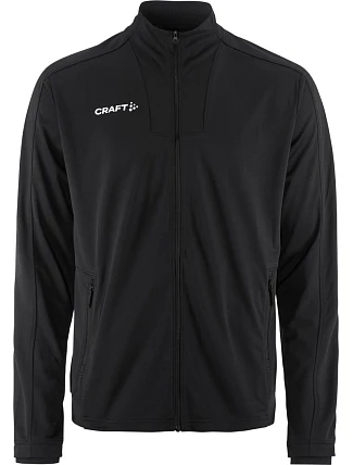 Craft Teamwear Evolve 2.0 Full Zip Jacket M Pánska tréningová bunda 82.4757 čierna Craft Teamwear Evolve 2.0 Full Zip Jacket M Pánska tréningová bunda 82.4757 čierna