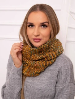 KN16 Dámsky snood v horčicovej farbe