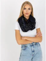 Dámsky tunelový šál AT KM S 6221 čierna