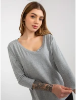 Blúzka EM BZ ES 21 609.10x šedá Blúzka EM BZ ES 21 609.10x šedá