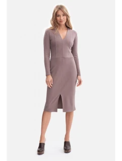 B307 Pletené šaty v tvare ceruzky - cococa