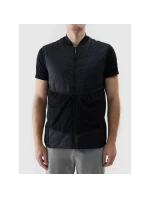 Pánska čierna bežecká vesta Primaloft eco 4F