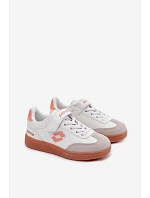 Dětské tenisky na suchý zip LOTTO VINTAL MF 2600252K Bílomodré-Oranžové