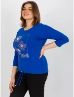 Dámska blúzka RV BZ 8457.47P tmavo modrá - FPrice