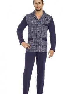 Rozopínanie pánske pyžamo Luna 797 M-2XL