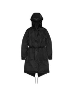 Nepremokavý kabát Rains STRING W PARKA W3 18550 84 BLACK GRAIN