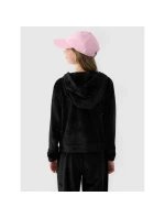 Dievčenská velúrová mikina 4F Junior 4FJWAW24TSWSF1217-20S