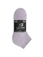 Skechers 5-balenie Unisex 1/2 Terry Qtr Crew S602095-501 Fialové 35–38