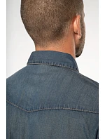 Kariban K 519 Džínsová košeľa s dlhým rukávom 20.K519 blue jean