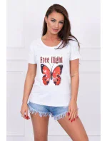 Blúzka Free Flight biela