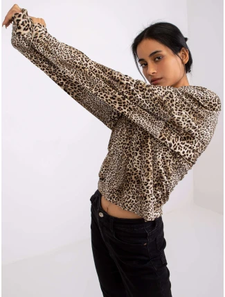 Blúzka DHJ BZ 6550 2.34P čierna a béžová