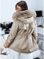 Dámska bunda MEGI beige FashionStreet TY3304