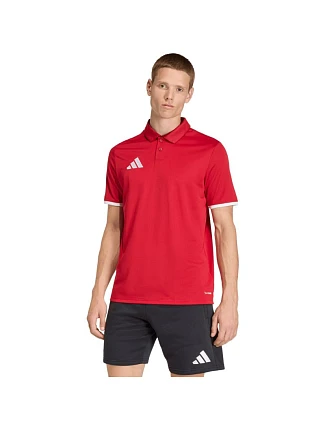 Pánske tričko adidas Entrada 26 Polo červené JZ6664 pánske Pánske tričko adidas Entrada 26 Polo červené JZ6664 pánske
