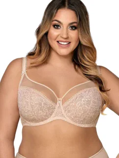 Dámska podprsenka 1396 Crystal beige plus - AVA