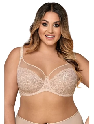 Dámska podprsenka 1396 Crystal beige plus - AVA