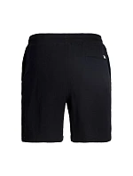 Jack&Jones pánske šortky JPSTJAIDEN COBA STRIPE JOG SHORTS REG SN 12274413 BLACK