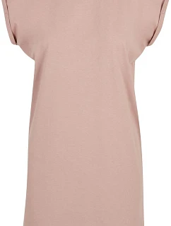 Build your Brand BY 101 Tričkové šaty so stojáčikom 56.0101 dusk rose