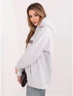 Mikina RV BL A1034.30 melanžová sivá