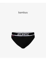 Pánske bambusové nohavičky ATLANTIC PREMIUM - čierne