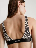 Dámska plavková podprsenka KWKW02489 0GM Leopard - Calvin Klein