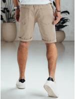 Pánske džínsové šortky béžové FashionStreet SX2549 Pánske džínsové šortky béžové FashionStreet SX2549