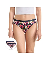 Dámske bavlnené nohavičky, 3 ks, DIM LES POCKETS COTTON SLIP 3x – DIM – červená Dámske bavlnené nohavičky, 3 ks, DIM LES POCKETS COTTON SLIP 3x – DIM – červená
