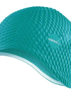 Plavecká čiapka Crowell Java Bubble farba modrá 8