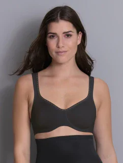 Podprsenka s kosticami Twin Firm molded 5694 black - RosaFaia