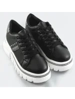 Čierne dámske tenisky sneakers "traktory" (88-25) Čierne dámske tenisky sneakers "traktory" (88-25)