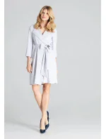 Dámske šaty M680 šedé - Figl