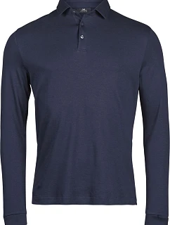 Tee Jays TJ 1442 Pima polokošeľa s dlhým rukávom 18.1442 tmavomodrá