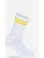 Mr. Socks L 05004 Tenisové ponožky „Basic“ 88.5004 biele/žlté Mr. Socks L 05004 Tenisové ponožky „Basic“ 88.5004 biele/žlté