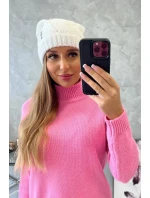 Dámska čiapka Klarysa K394 biela