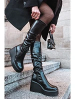 Dámske topánky na platforme Black Terisse Dámske topánky na platforme Black Terisse